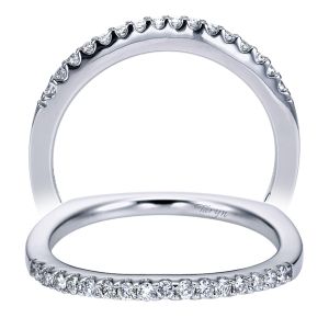 Taryn 14 Karat White Gold Straight Wedding Band TW6565W44JJ