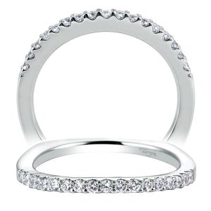 Taryn 14 Karat White Gold Matching Curved Wedding Band TW6571W44JJ