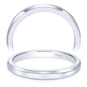 Taryn 14 Karat White Gold Straight Wedding Band TW6591W4JJJ