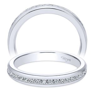 Taryn 14 Karat White Gold Straight Wedding Band TW6592W44JJ