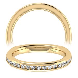 Taryn 14 Karat Yellow Gold Straight Wedding Band TW6640Y44JJ