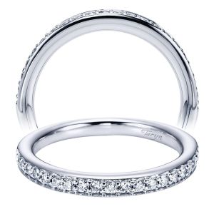 Taryn 14 Karat White Gold Straight Wedding Band TW6647W44JJ