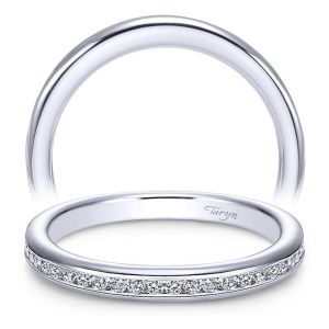 Taryn 14 Karat White Gold Straight Matching Wedding Band TW6665W44JJ