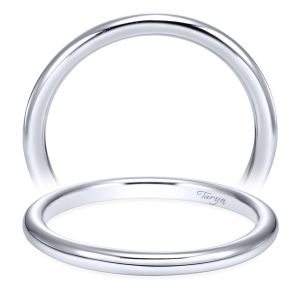 Taryn 14 Karat White Gold Straight Wedding Band TW6668W4JJJ