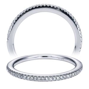 Taryn 14 Karat White Gold Straight Wedding Band TW6669W44JJ