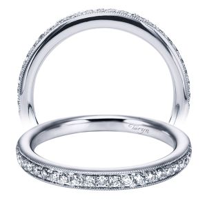 Taryn 14 Karat White Gold Straight Wedding Band TW6670W44JJ