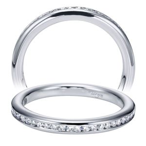 Taryn 14 Karat White Gold Straight Wedding Band TW6674W44JJ