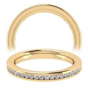 Taryn 14 Karat Yellow Gold Straight Wedding Band TW6674Y44JJ