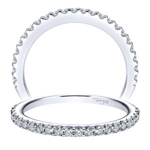 Taryn 14 Karat White Gold Round Straight Wedding Band TW6692W44JJ