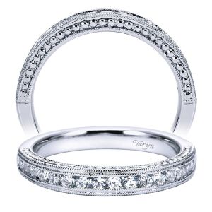 Taryn 14 Karat White Gold Straight Wedding Band TW6701W44JJ