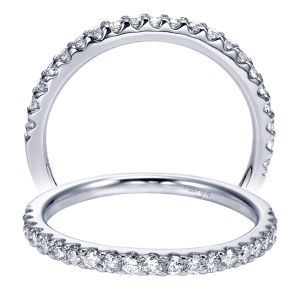 Taryn 14 Karat White Gold Straight Wedding Band TW6703W44JJ