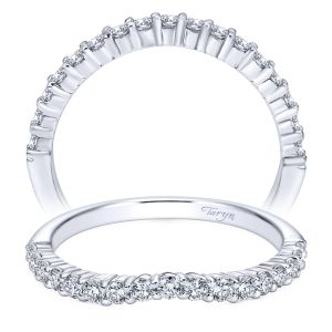 Taryn 14 Karat White Gold Curved Wedding Band TW6941W44JJ