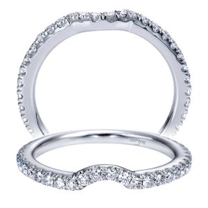 Taryn 14 Karat White Gold Straight Wedding Band TW6971W44JJ