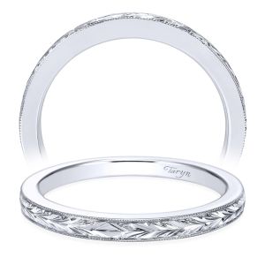 Taryn 14 Karat White Gold Straight Wedding Band TW7223W4JJJ