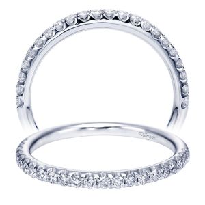 Taryn 14 Karat White Gold Straight Wedding Band TW7254W44JJ