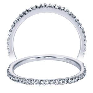 Taryn 14 Karat White Gold Curved Wedding Band TW7257W44JJ