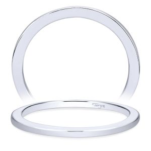 Taryn 14 Karat White Gold Straight Wedding Band TW7268W4JJJ