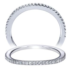 Taryn 14 Karat White Gold Curved Wedding Band TW7272W44JJ