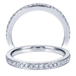 Taryn 14 Karat White Gold Straight Wedding Band TW7283W44JJ