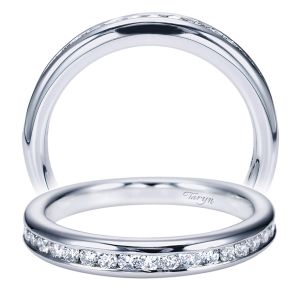 Taryn 14 Karat White Gold Straight Wedding Band TW7438W44JJ