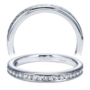 Taryn 14 Karat White Gold Matching Straight Wedding Band TW7475W44JJ