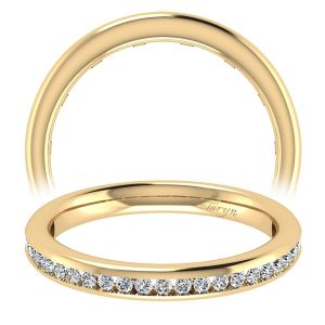 Taryn 14 Karat Yellow Gold Straight Wedding Band TW7476Y44JJ