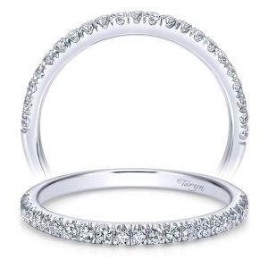 Taryn 14 Karat White Gold Matching Straight Wedding Band TW7477W44JJ