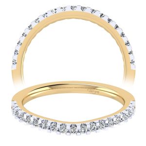 Taryn 14 Karat Yellow/White Gold Straight Wedding Band TW7482M44JJ