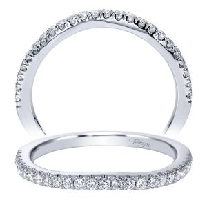 Taryn 14 Karat White Gold Curved Wedding Band TW7487W44JJ