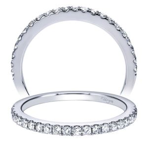 Taryn 14 Karat White Gold Straight Wedding Band TW7506W44JJ