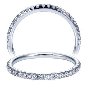 Taryn 14 Karat White Gold Straight Wedding Band TW7508W44JJ