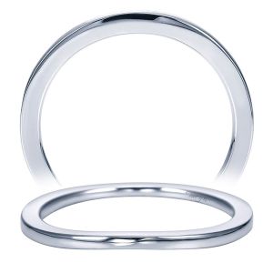 Taryn 14 Karat White Gold Curved Wedding Band TW7511W4JJJ