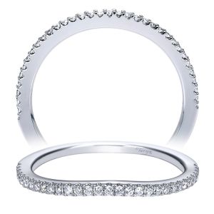 Taryn 14 Karat White Gold Matching Curved Wedding Band TW7545W44JJ