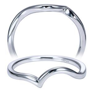 Taryn 14 Karat White Gold Straight Wedding Band TW7714W4JJJ