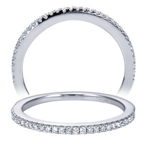 Taryn 14 Karat White Gold Straight Wedding Band TW7785W44JJ