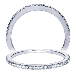 Taryn 14 Karat White Gold Straight Wedding Band TW7787W44JJ