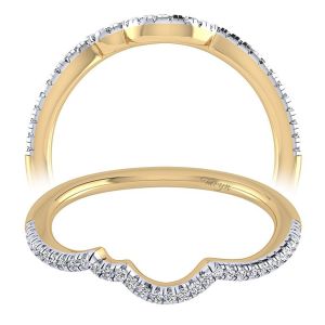 Taryn 14 Karat Yellow Gold Curved Wedding Band TW7801Y44JJ