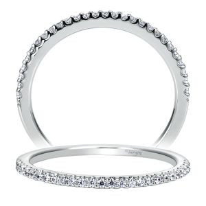 Taryn 14 Karat White Gold Straight Wedding Band TW7839W44JJ