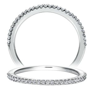 Taryn 14 Karat White Gold Straight Wedding Band TW7841W44JJ