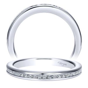 Taryn 14 Karat White Gold Straight Wedding Band TW7889W44JJ