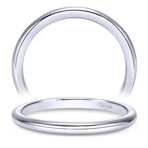 Taryn 14 Karat White Gold Straight Wedding Band TW7894W4JJJ