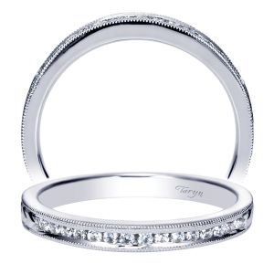 Taryn 14 Karat White Gold Straight Wedding Band TW8063W44JJ