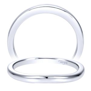 Taryn 14 Karat White Gold Matching Curved Wedding Band TW8075W4JJJ