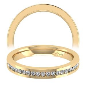 Taryn 14 Karat Yellow Gold Straight Wedding Band TW8132Y44JJ