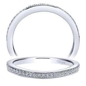 Taryn 14 Karat White Gold Matching Curved Wedding Band TW8138W44JJ