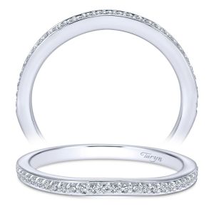 Taryn 14 Karat White Gold Matching Curved Wedding Band TW8139W44JJ