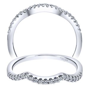 Taryn 14 Karat White Gold Matching Curved Wedding Band TW8146W44JJ