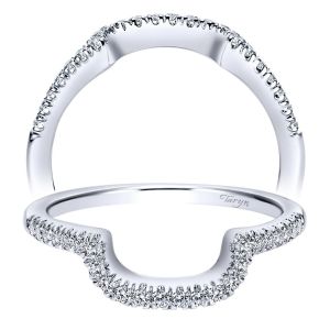 Taryn 14 Karat White Gold Matching Curved Wedding Band TW8174W44JJ