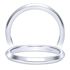 Taryn 14 Karat White Gold Straight Matching Wedding Band TW8177W4JJJ