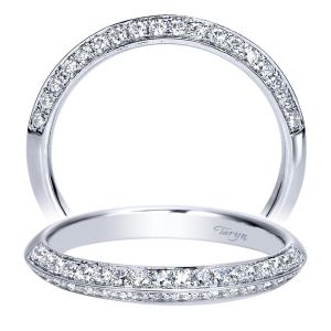 Taryn 14 Karat White Gold Straight Matching Wedding Band TW8185W44JJ